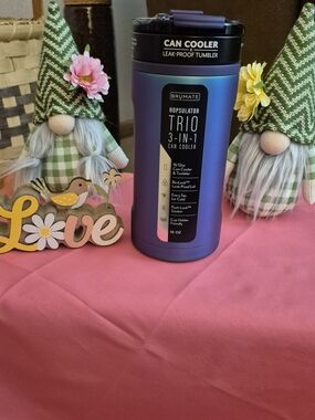 BrüMate Hopsulator TRIO 3-in-1 Can Cooler & Tumbler - Purple Ombre  BRAND NEW!!